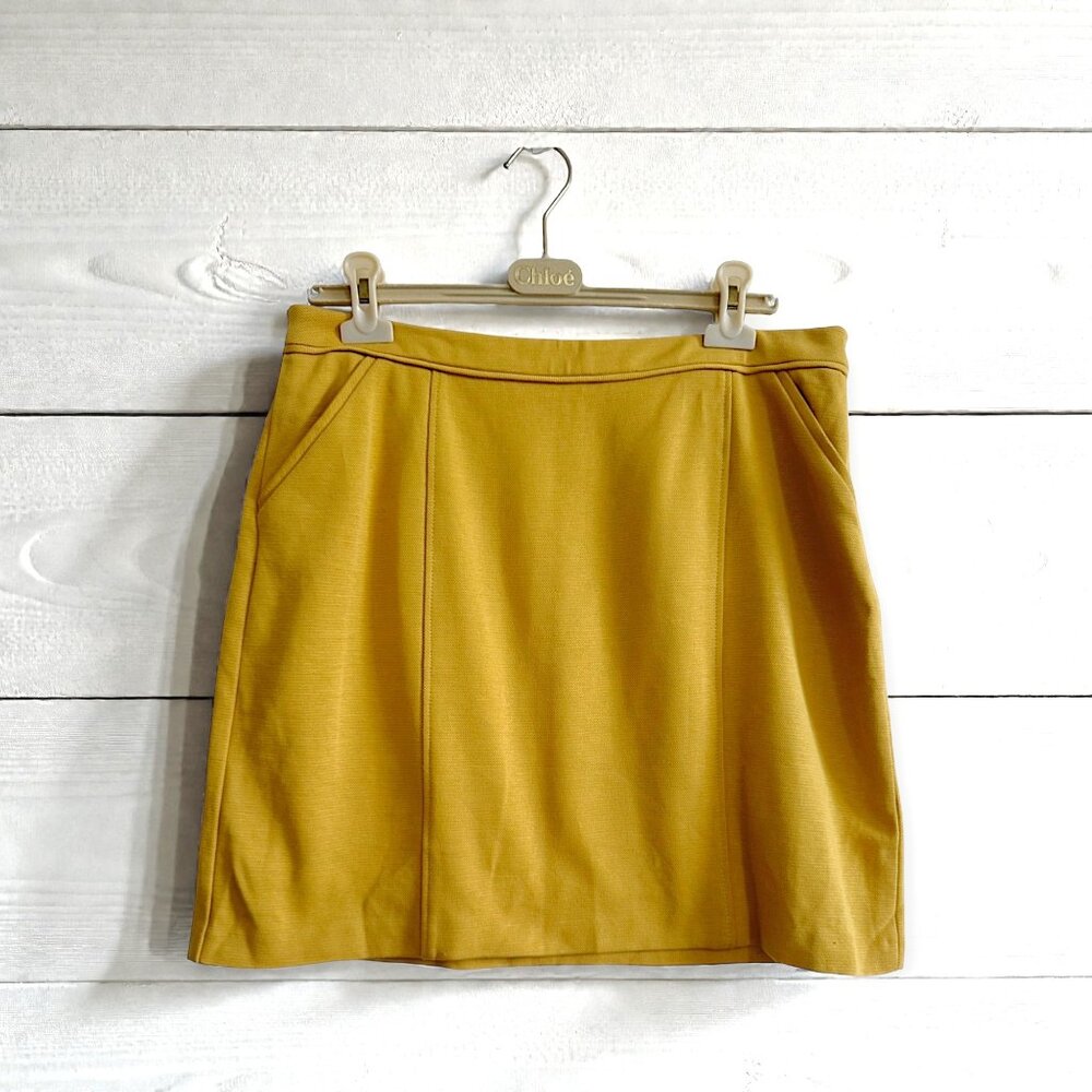 BODEN Yellow Mini Skirt Size 12R